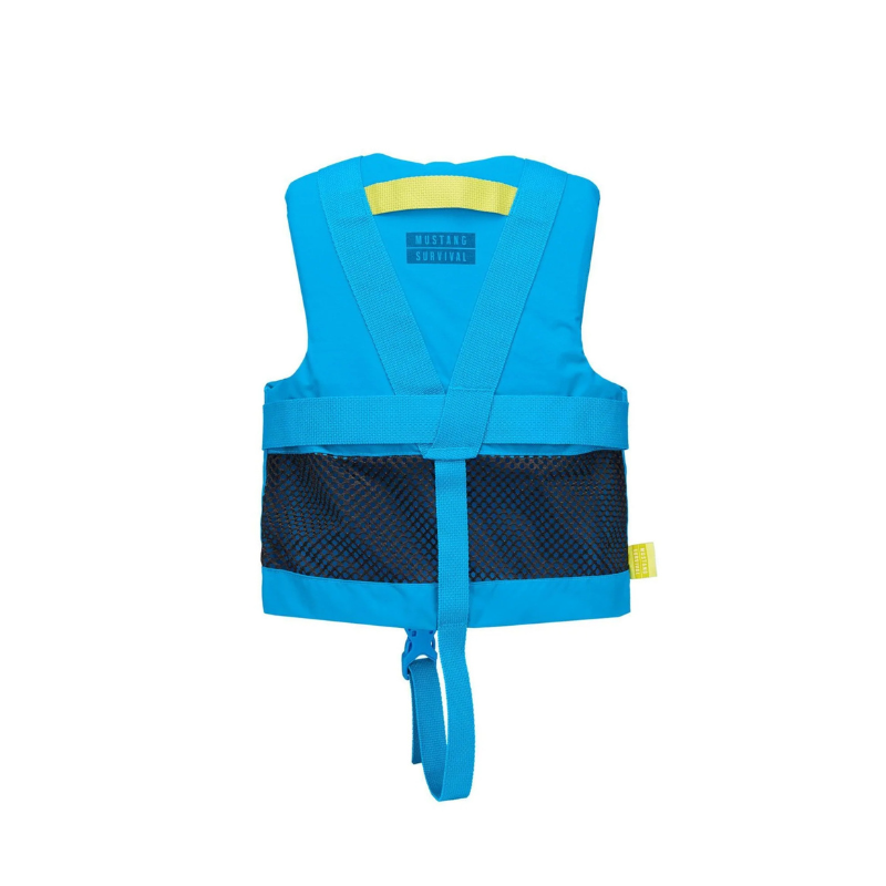 Mustang Survival Child Rev Foam Vest - Azure (Blue) Back