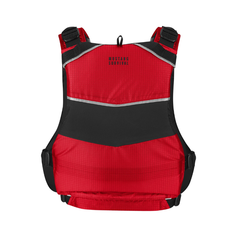 Mustang Survival Java Foam Life Jacket Vest- Red-Black