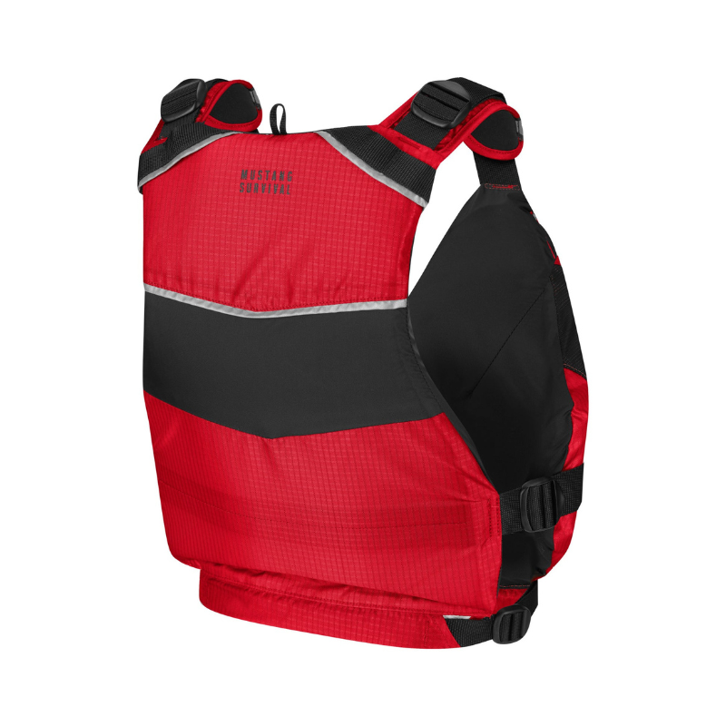 Mustang Survival Java Foam Vest  Life Jacket - Red-Black
