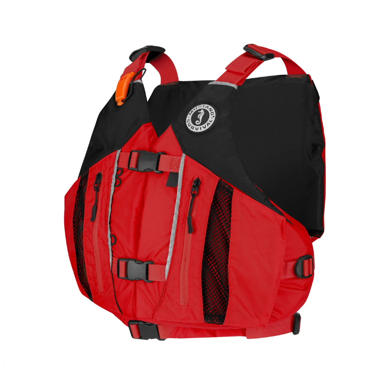 Mustang Survival Solaris Foam Life Jacket - Red/Black Vest