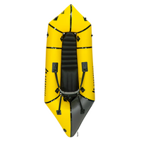 Thumbnail for Nirvana Self-Bailing Yellow partial black packraft