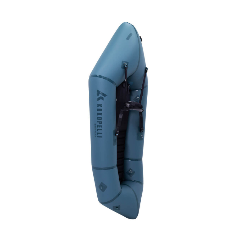 Nirvana Self-Bailing smoke blue Packraft additional vertical 