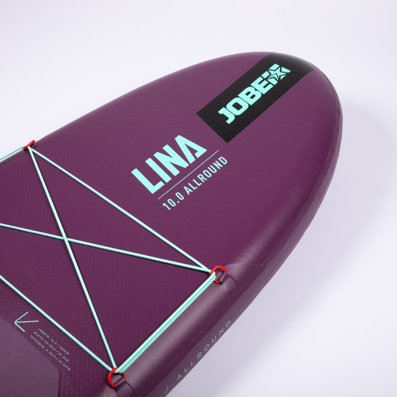 Nose of Jobe Aero Lina Inflatable Paddle Board