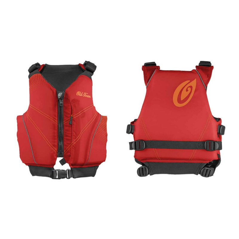 Old Town Inlet Jr Kids' Foam Life Jacket – Red PFD