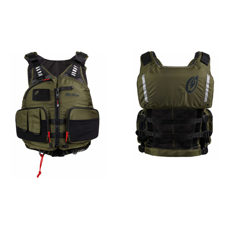 Old Town Lure Angler II Men's Foam Life Jacket — Moss PFD