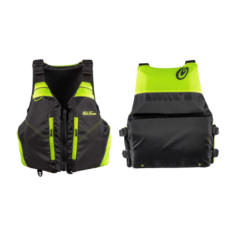 Old Town Riverstream Unisex Foam Life Jacket - Black/Neon Vest PFD