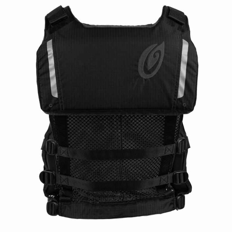 Old Town Solitude II Men's Foam Life Jacket - Black PFD Back
