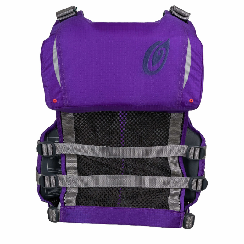 Old Town Solitude II Women’s Foam Life Jacket - Grape vest back