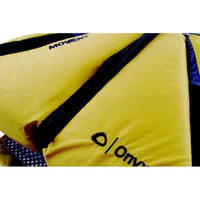 Thumbnail for Onyx MoveVent Curve Paddle Sports Foam Life Jacket - Yellow Closeup