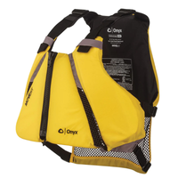 Thumbnail for Onyx MoveVent Curve Paddle Sports Foam Life Jacket - Yellow
