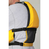 Thumbnail for Onyx MoveVent Curve Paddle Sports Foam Life Jacket - Yellow side view
