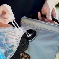 Thumbnail for Pouding water in Advanced Elements 5 Gallon Summer Shower - Silver