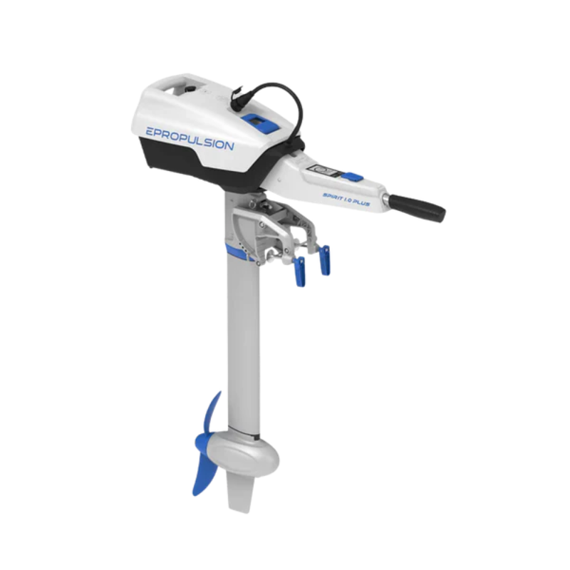 Rover Marine Propulsion Spirit electric outboard side angle