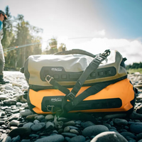 Thumbnail for SealLine PRO Zip 40L Dry Duffle Bag — Orange on the ground