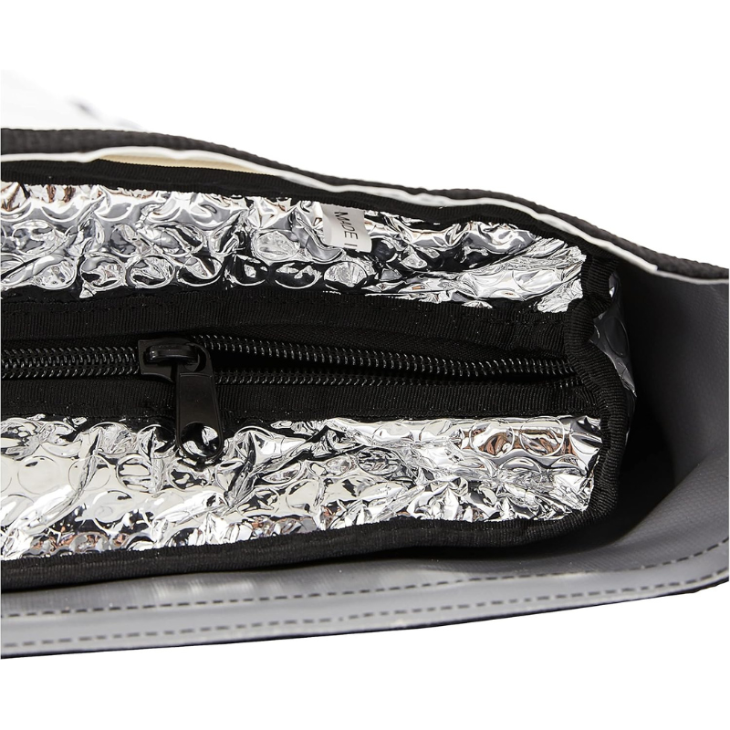Seattle Sports 32" Roll Catch Cooler - Fishing Kayak Deck Bag - Grey Closeup of the chain