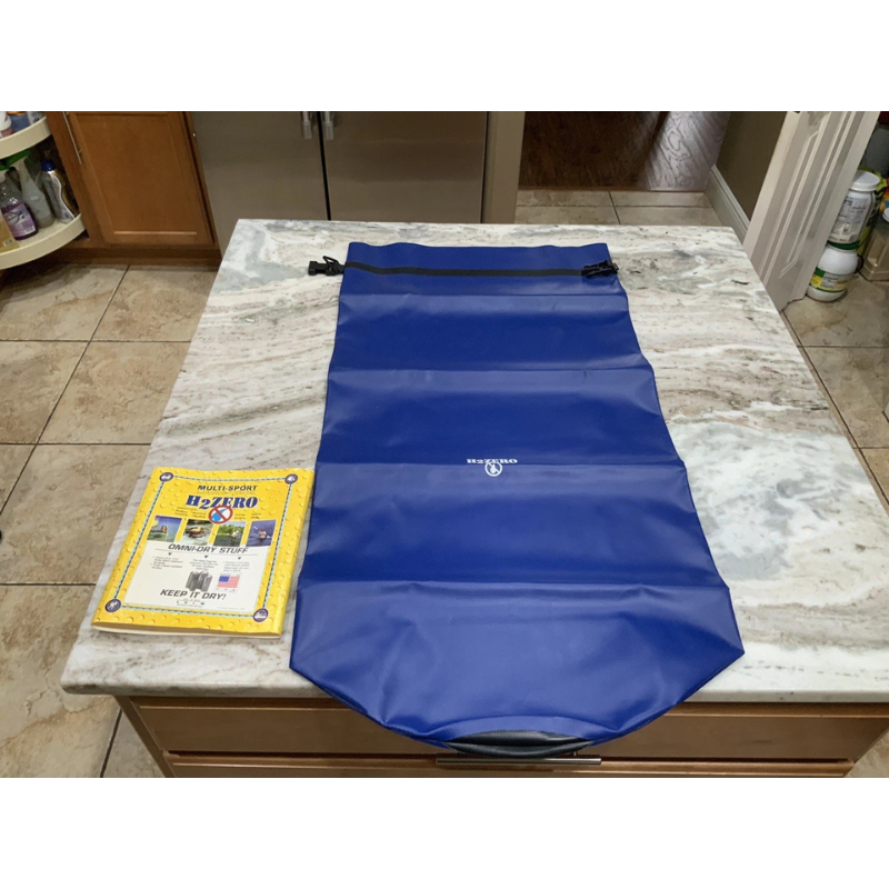 Seattle Sports H2ZERO Omni Dry Bag - Blue deflated 
