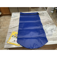 Thumbnail for Seattle Sports H2ZERO Omni Dry Bag - Blue deflated and flipped