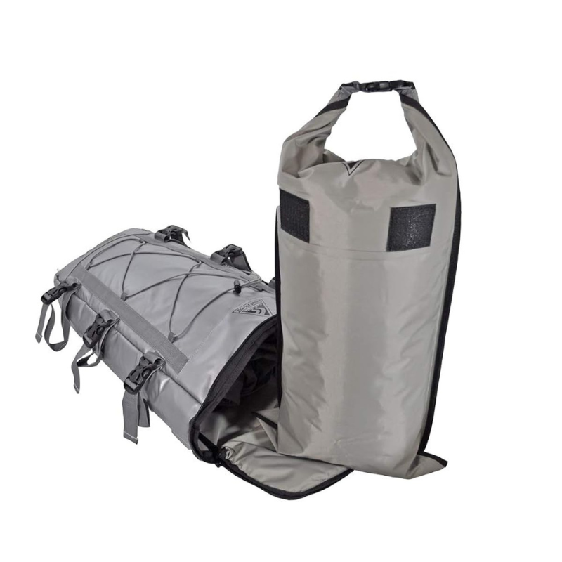 Seattle Sports Kayak Catch Cooler Silver fully open