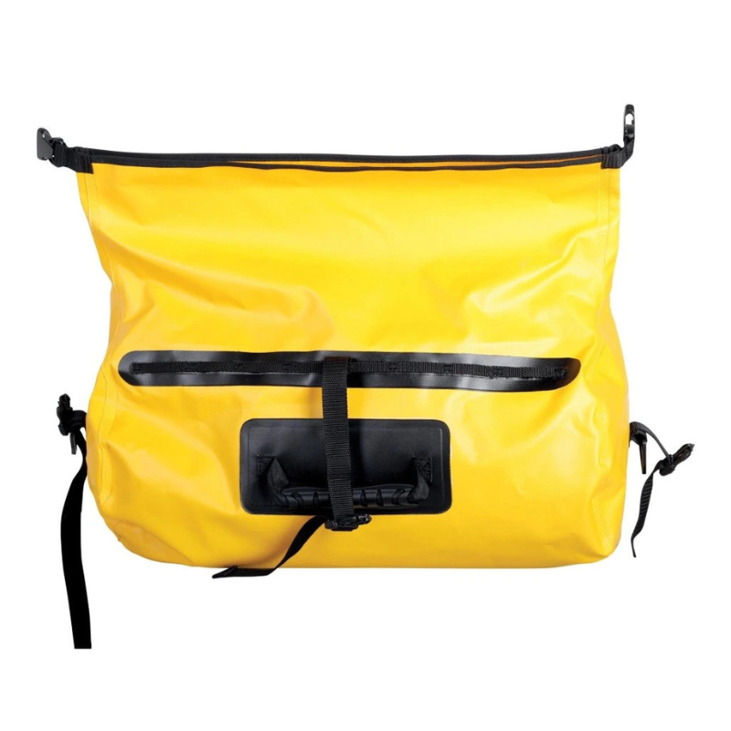 Singing Rock 40L Dry Duffle – Yellow open 