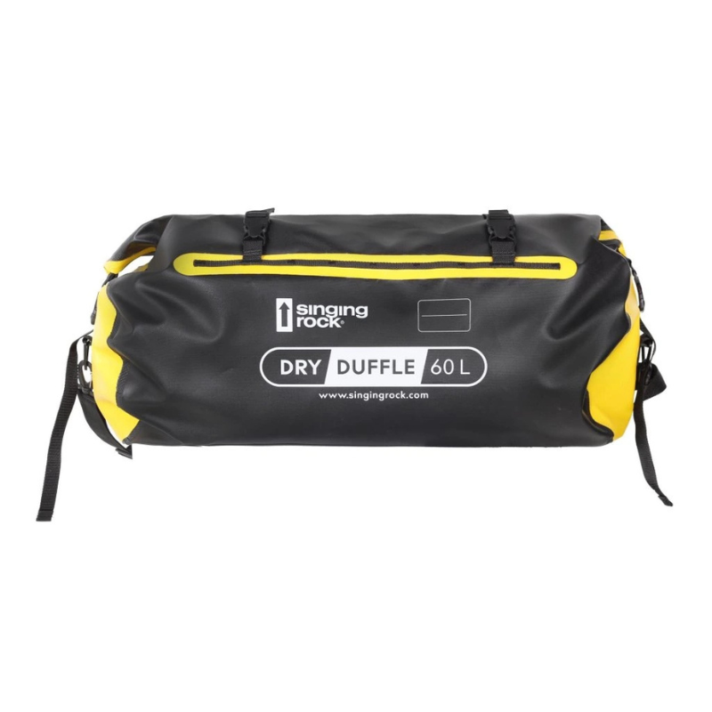Singing Rock 60L Waterproof Duffel Bag Black/Yellow