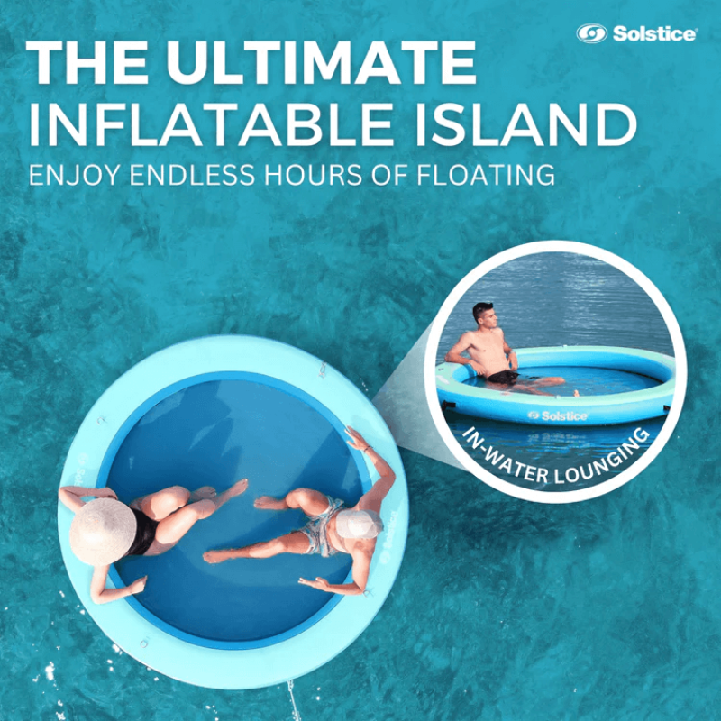 Solstice Circular Mesh Dock 8' Inflatable Ring