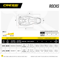 Thumbnail for Specs of Cressi Rocks Junior Adjustable Kids Swimming Fins for Diving And Snorkeling - Blue/White