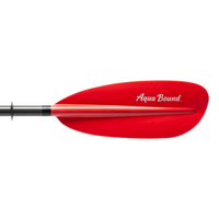 Thumbnail for Sting Ray Hybrid 2-Piece Posi-Lok Kayak Paddle Red Right Blade Flipped