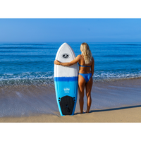 Thumbnail for Surfer standing with Sushi Foam Surfboard