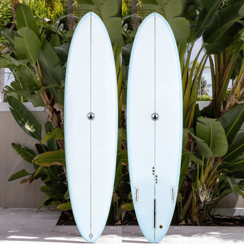 Surfboard Trading Co. ANY DAY Mid Length EPS Surfboard – Powder Blue