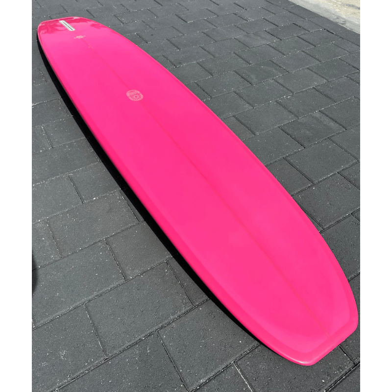 Surfboard Trading Co. Chosen One Noserider Surfboard – Hot Pink | High-Performance Longboard Bottom