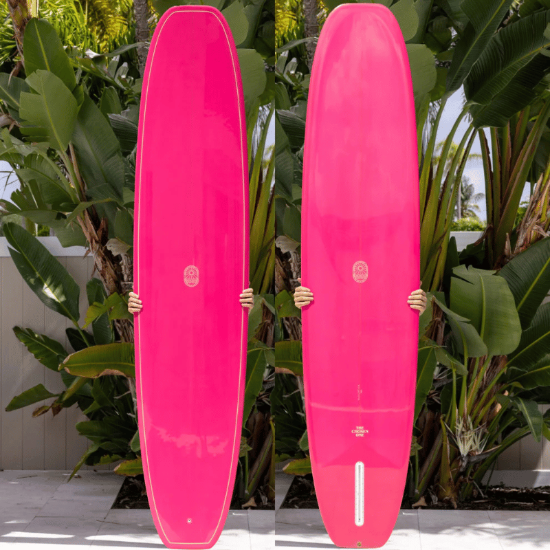Surfboard Trading Co. Chosen One Noserider Surfboard – Hot Pink | High-Performance Longboard