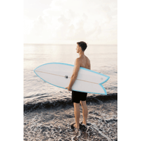 Thumbnail for Surfboard Trading Co. Finlet Twin Fish EPS Surfboard - Cutlap Aqua Lifestyle Image