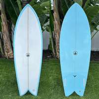 Thumbnail for Surfboard Trading Co. Finlet Twin Fish EPS Surfboard - Cutlap Aqua