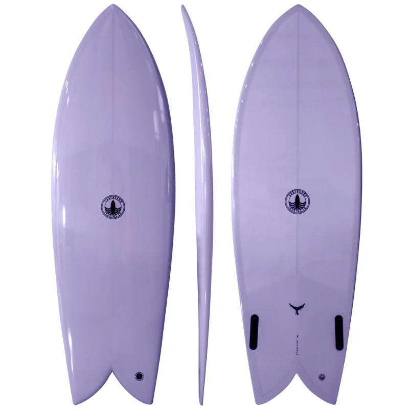 Surfboard Trading Co. Finlet Twin Fish EPS Surfboard – Lilac