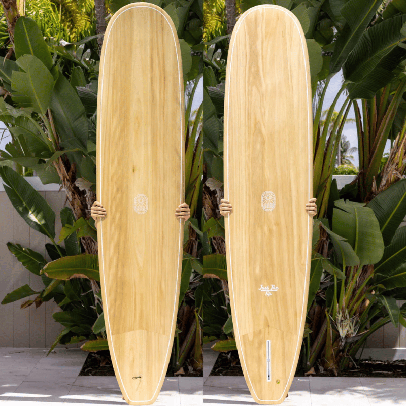 Surfboard Trading Co. Just The Tip Noserider Longboard - Paulownia Gloss | Beginner-Friendly Longboard