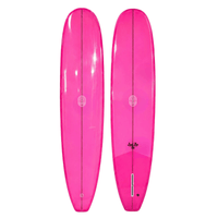 Thumbnail for Surfboard Trading Co. Just The Tip Noserider Surfboard – Electric Pink | Beginner-Friendly Longboard