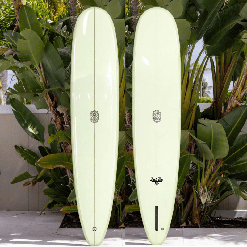 Surfboard Trading Co. Just The Tip Noserider Surfboard – Sea Glass | Beginner-Friendly Longboard
