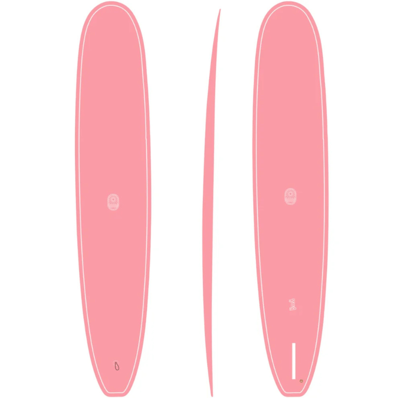 Surfboard Trading Co. PRIMO EPS Surfboard – Sunset Pink | Versatile Performance Longboard