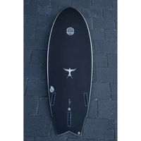 Thumbnail for Surfboard Trading Co. Swallow Fish Carbon Bomb Proof Tech Surfboard | High-Performance Shortboard Bottom