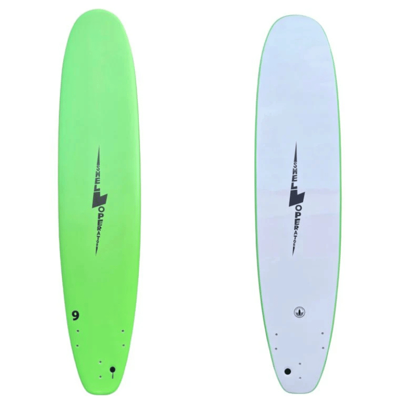 Surfboard Trading Co. Swell Operator 9' Soft Top Foam Surfboard - Sea Green