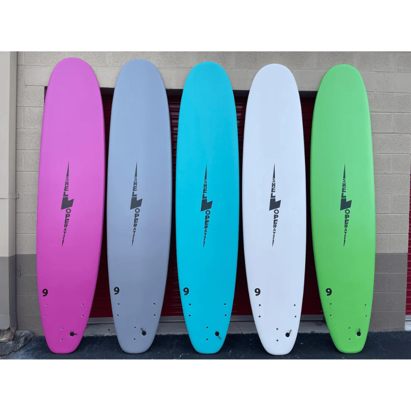 Surfboard Trading Co. Swell Operator 9' Soft Top Foam Surfboard Standard EPS Longboard