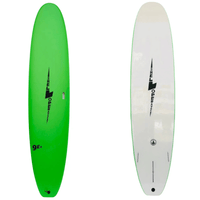 Thumbnail for Surfboard Trading Co. Swell Operator 9' Soft Top Foam Surfboard – Green | EPS Core Longboard
