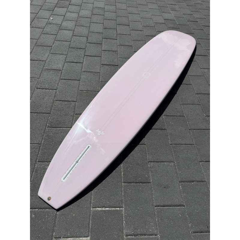 Surfboard Trading Co Just The Tip Noserider Surfboard – Lavender | Beginner-Friendly Longboard Bottom