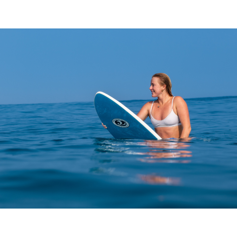 Sushi Foam Surfboard in water