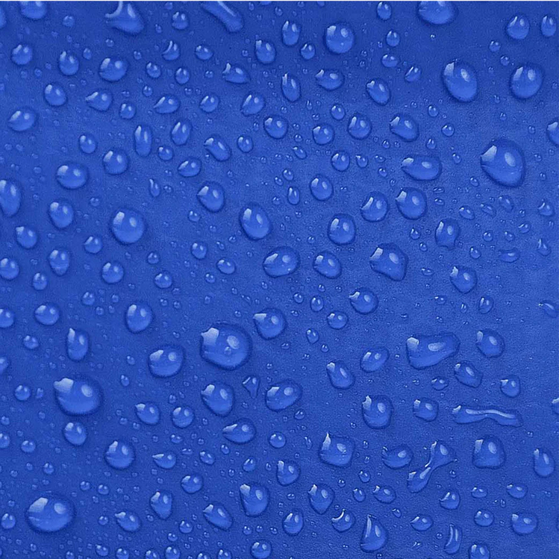 Water droplets on Seattle Sports H2ZERO Omni Dry Bag - Blue body