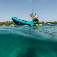 Thumbnail for a man on Croft Inflatable Kayak Teal