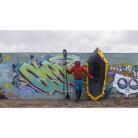 Thumbnail for a man with Kokopelli Rogue R-Deck Packraft w/ TiZip – Yellow