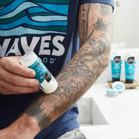 Thumbnail for a man applying All Good SPF50 Sport Mineral Sunscreen Butter Stick on his arm
