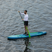Thumbnail for a man riding a steel blue jobe aore yarra iSUP