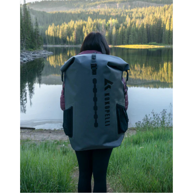 a person carrying Kokopelli XPD sage Package 